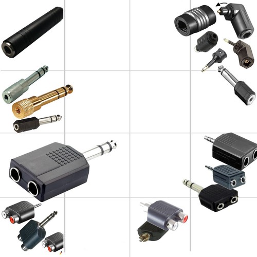 Audio adapter klinke - 3,5, 6,3