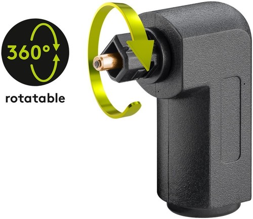 Toslink winkel adapter stecker - winkel,